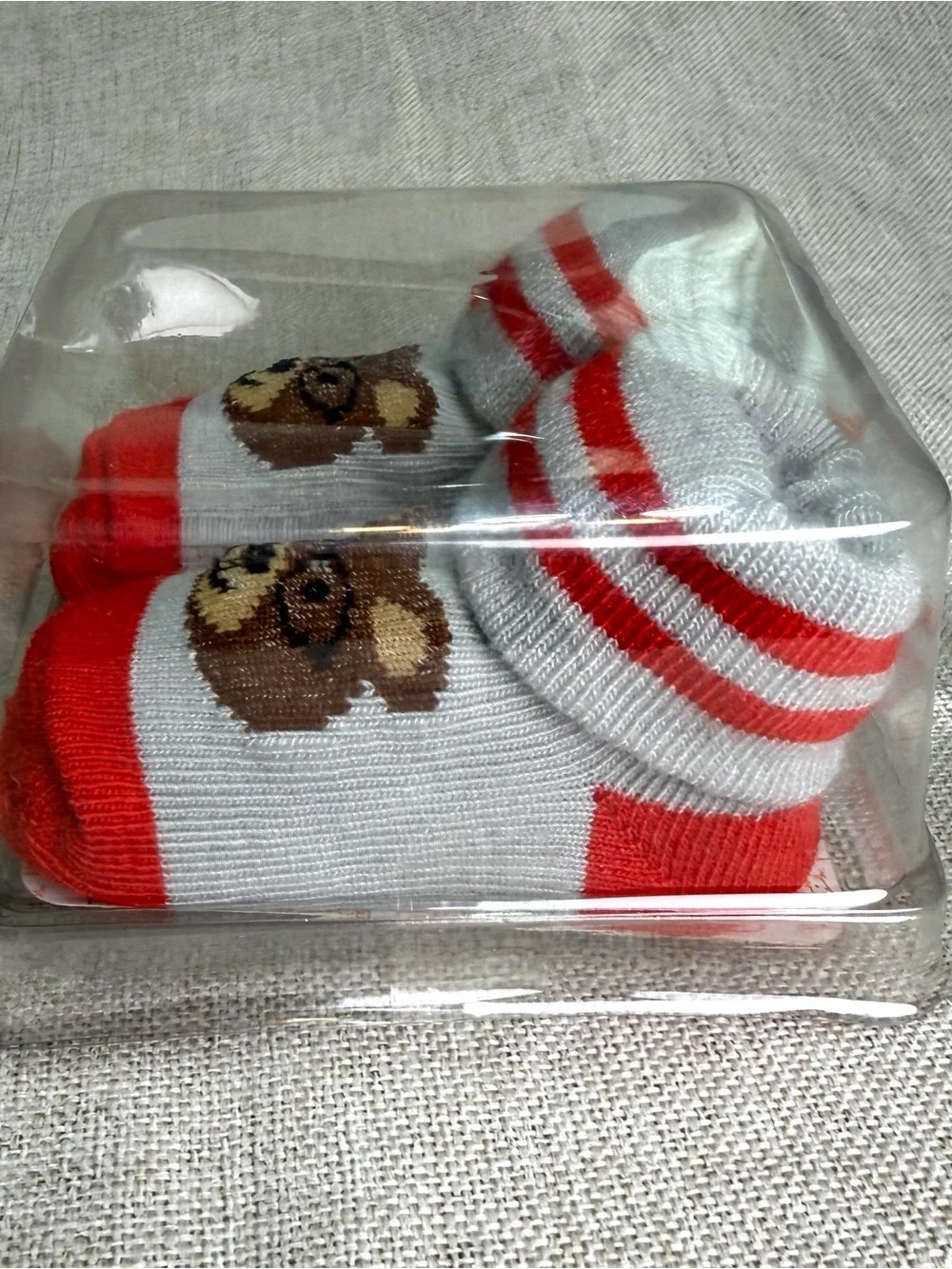 Swiggles Infant Booties - Brown Teddy